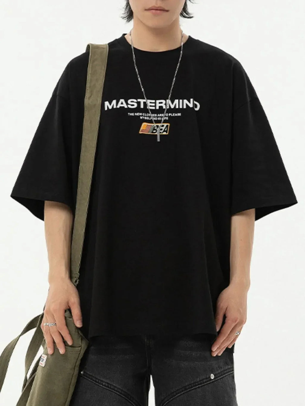 Men's Full Size Round Neck Half Sleeve T-Shirt Plus Size - tif-shop24.de