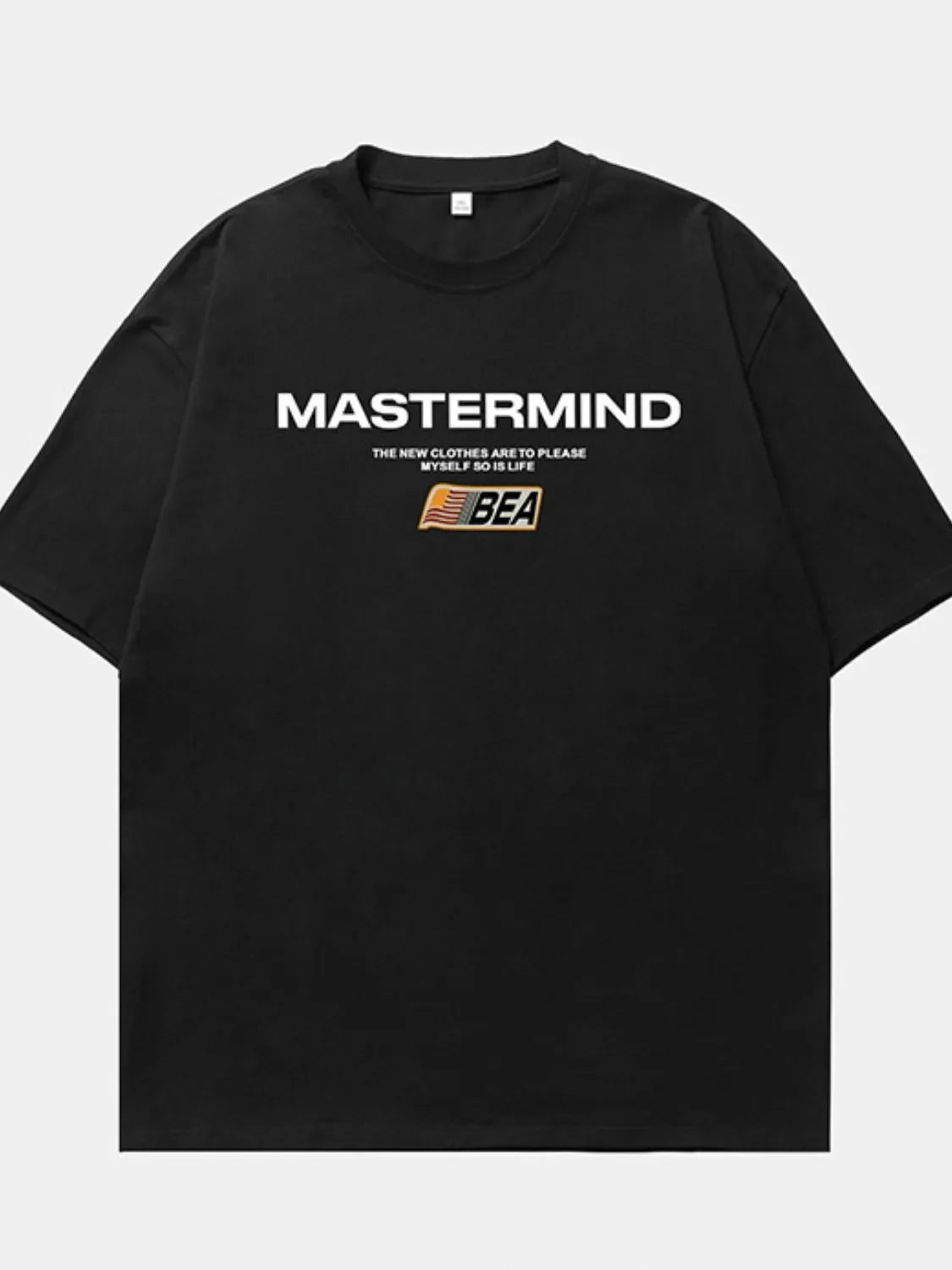 Men's Full Size Round Neck Half Sleeve T-Shirt Plus Size - tif-shop24.de