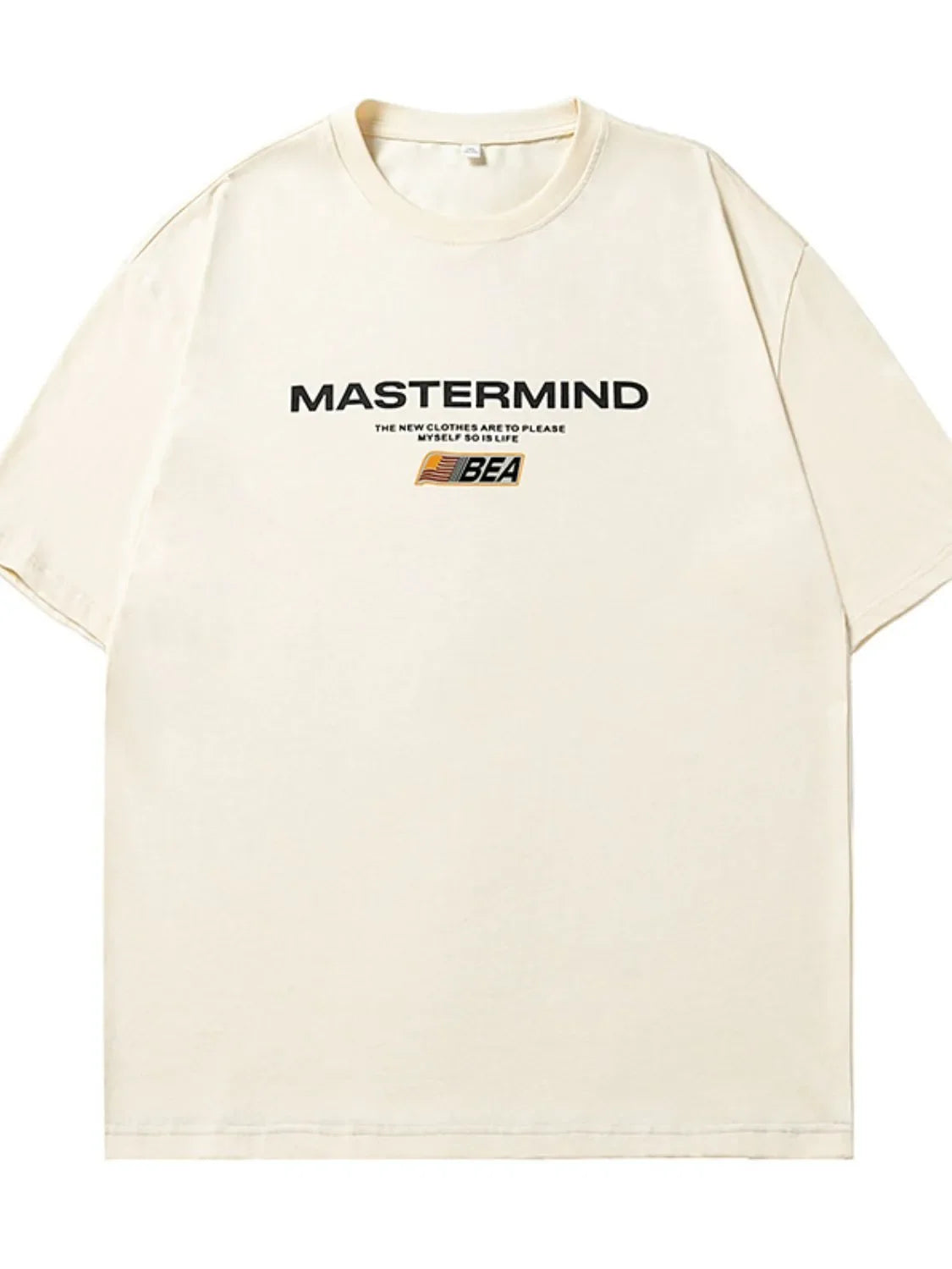 Men's Full Size Round Neck Half Sleeve T-Shirt Plus Size - tif-shop24.de