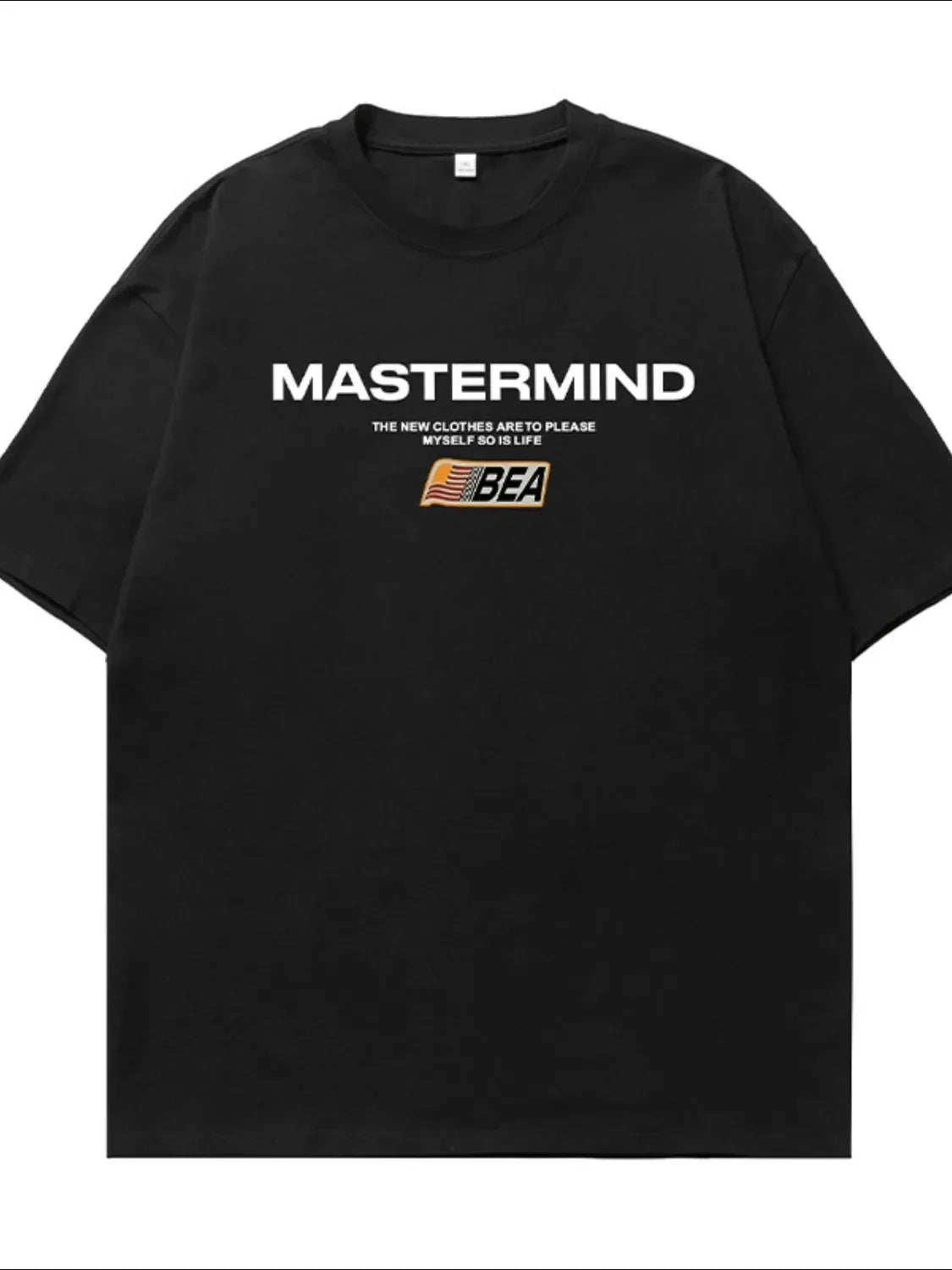 Men's Full Size Round Neck Half Sleeve T-Shirt Plus Size - tif-shop24.de