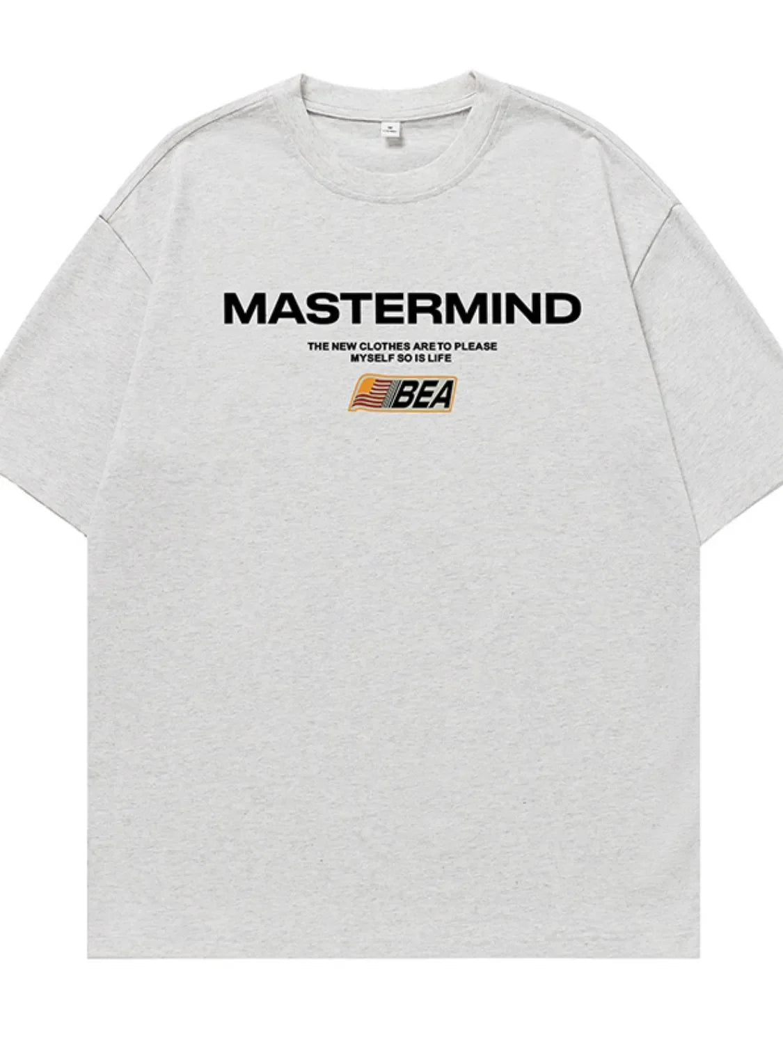 Men's Full Size Round Neck Half Sleeve T-Shirt Plus Size - tif-shop24.de