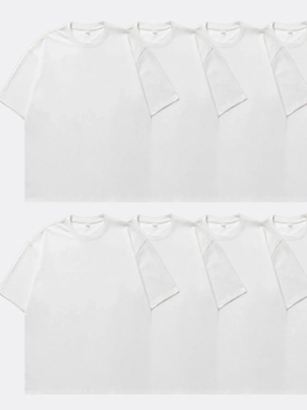 Men's Plus Size Round Neck Half Sleeve T-Shirt - tif-shop24.de