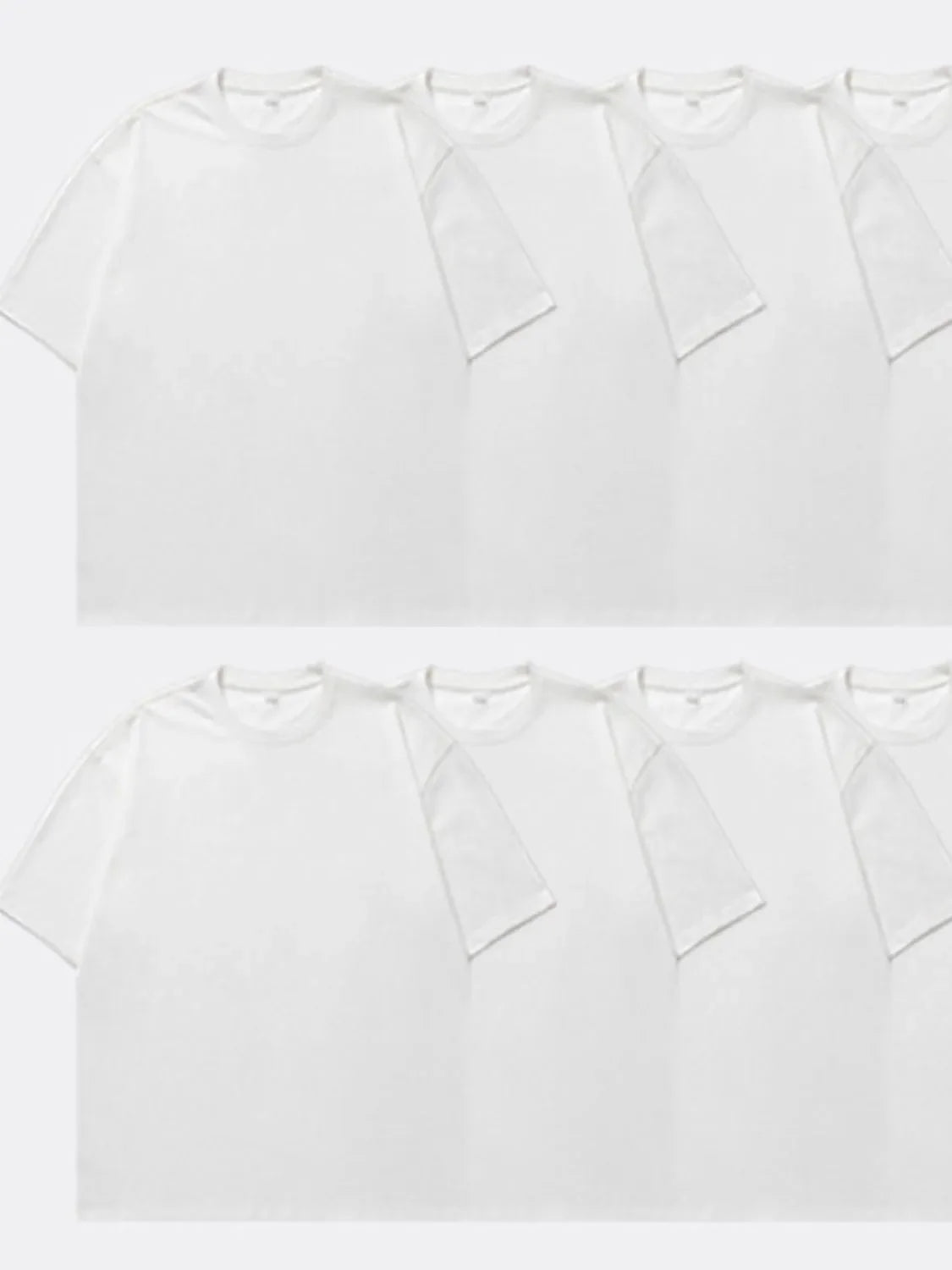 Men's Plus Size Round Neck Half Sleeve T-Shirt - tif-shop24.de