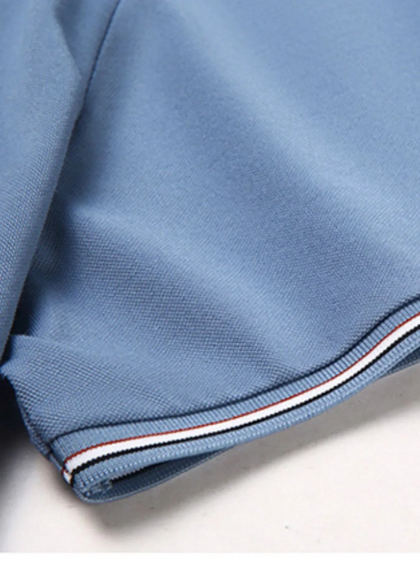 Men's Plus Size Classic Business Casual Striped Collar Polo Shirt - tif-shop24.de