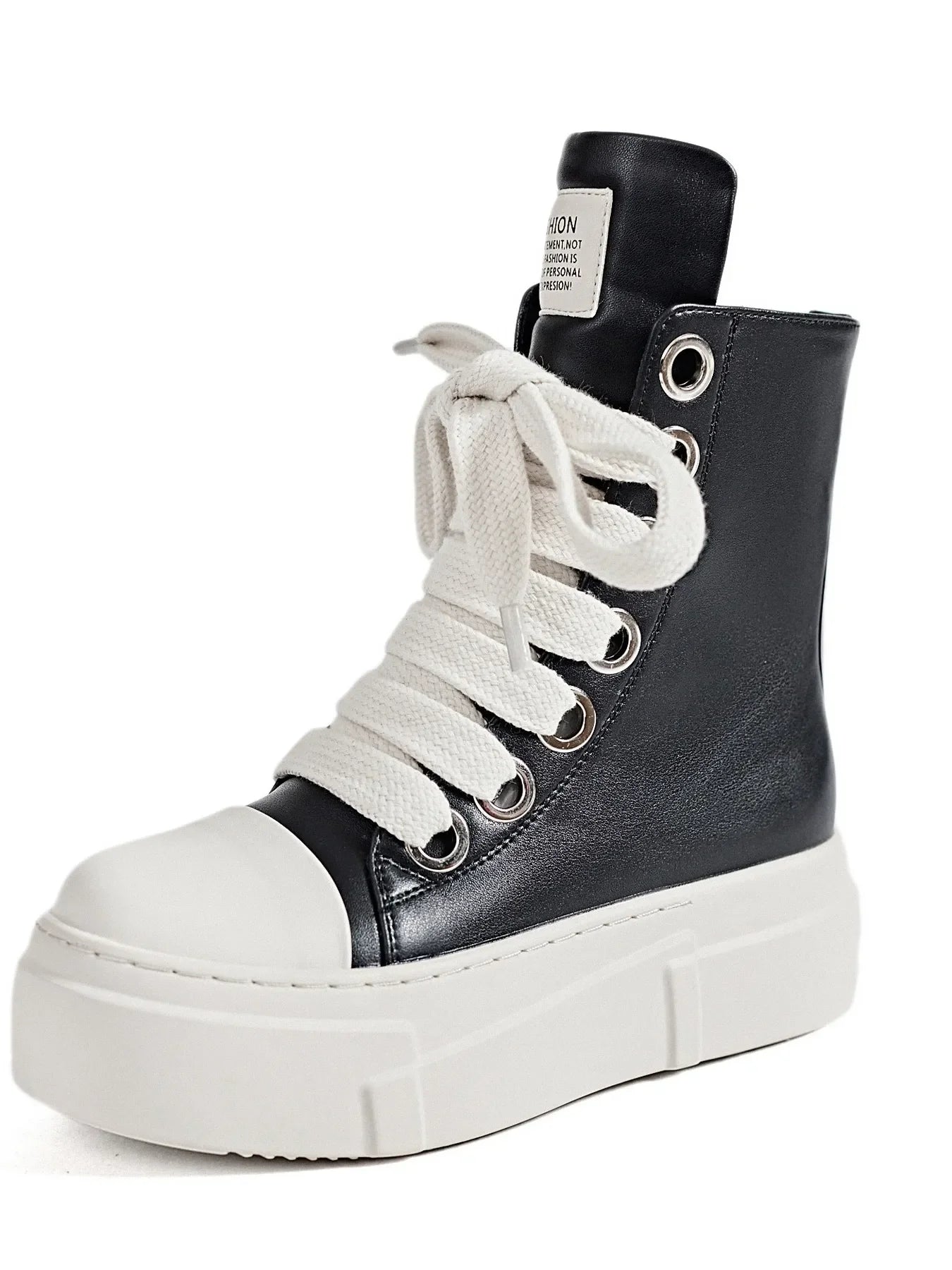 Platform Lace Up Contrast Sneakers - tif-shop24.de