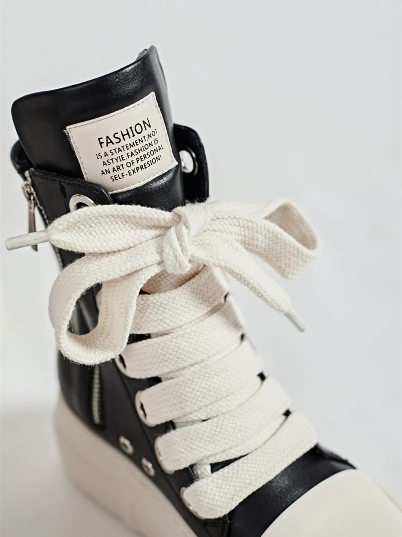 Platform Lace Up Contrast Sneakers - tif-shop24.de