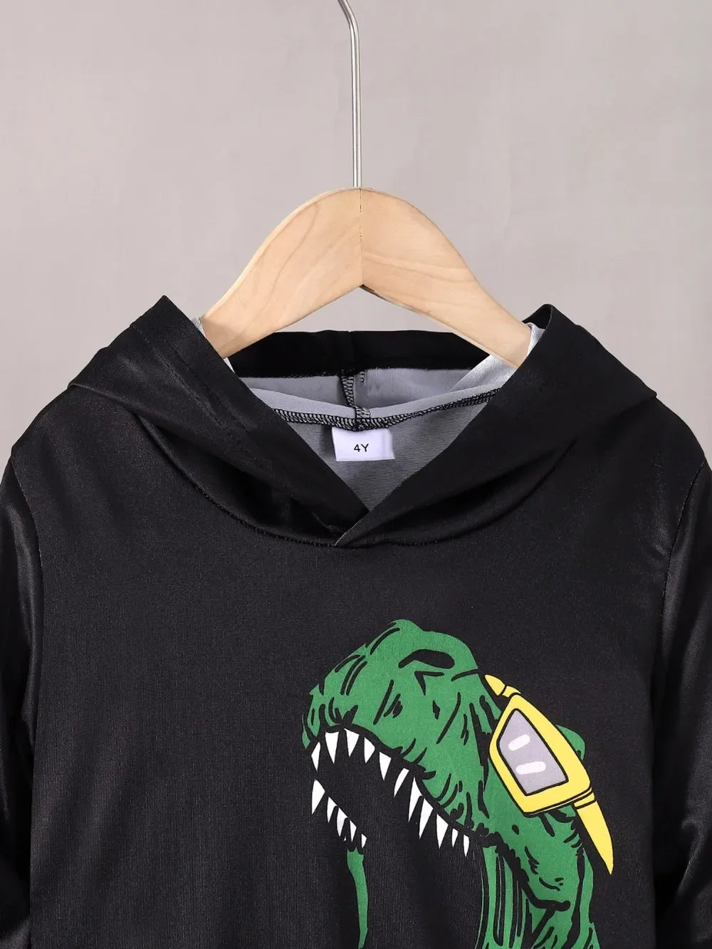 Children's Dinosaur Graphic Hoodie and Pants Set - tif-shop24.de