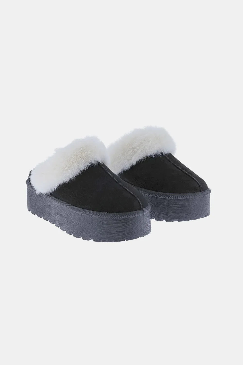 Weeboo Thick Bottom Fur Trim Snow Slippers - tif-shop24.de