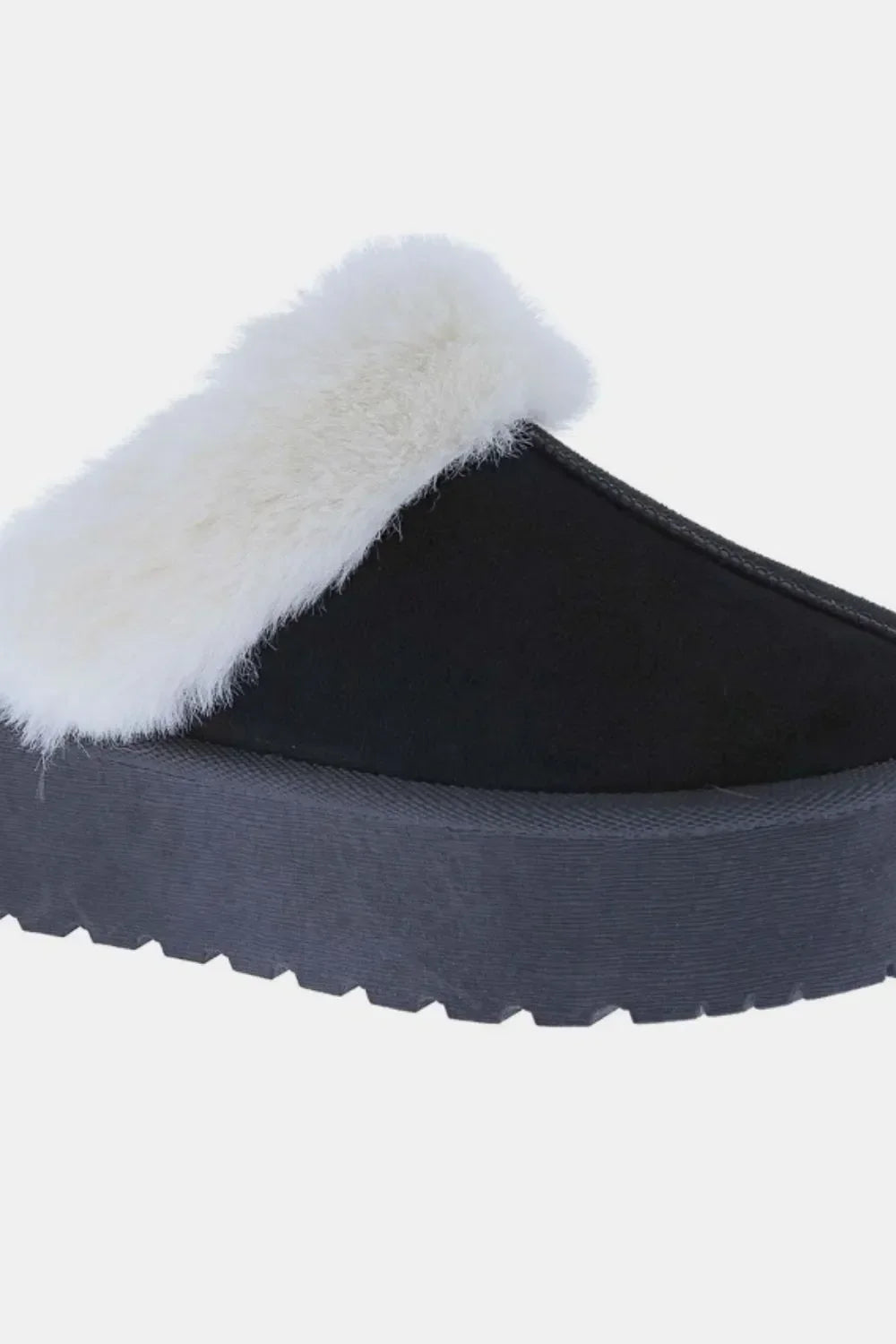 Weeboo Thick Bottom Fur Trim Snow Slippers - tif-shop24.de