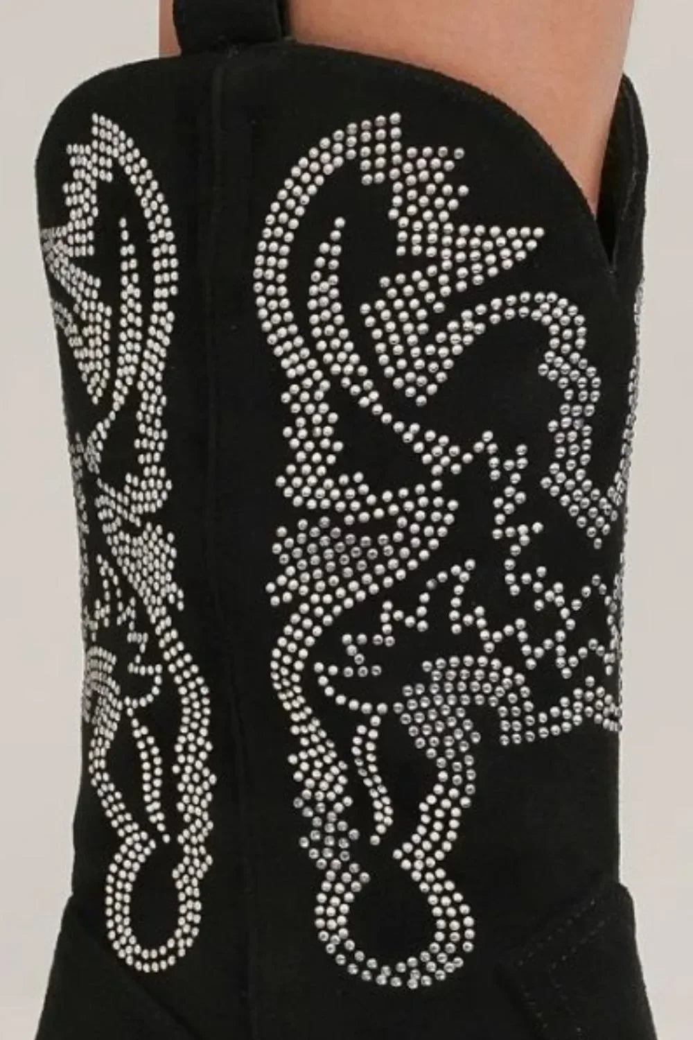 Beast Fashion Rhinestone Detail Point Toe Boots - tif-shop24.de