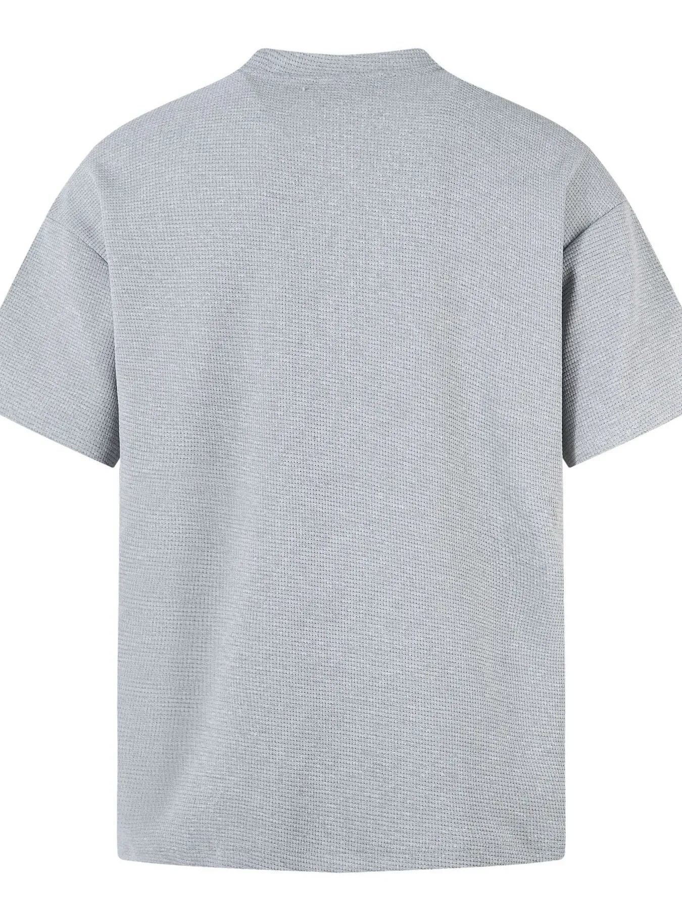 Men's Henley Structured Waffle-Knit T-Shirt - tif-shop24.de