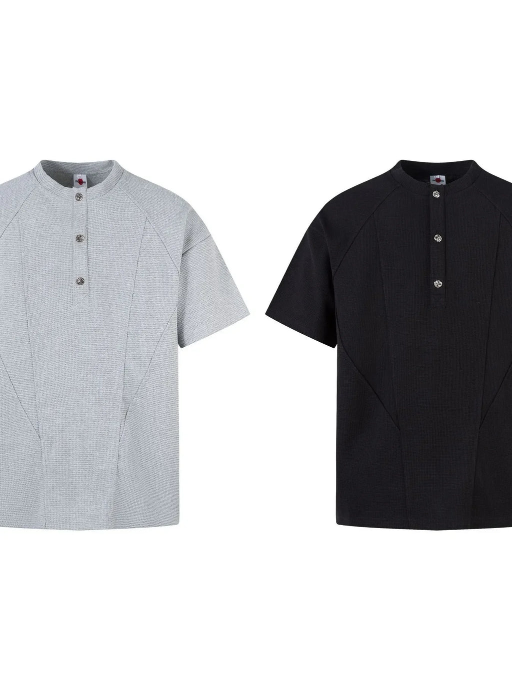 Men's Henley Structured Waffle-Knit T-Shirt - tif-shop24.de