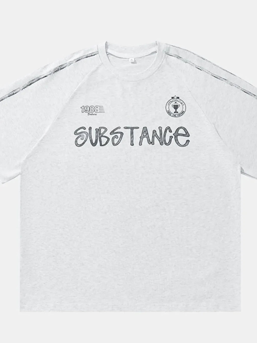 Men's Letter Round Neck Half Sleeve T-Shirt - tif-shop24.de