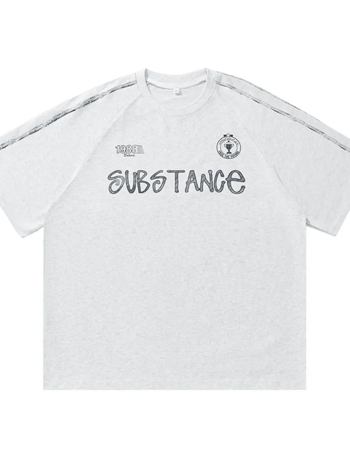 Men's Letter Round Neck Half Sleeve T-Shirt - tif-shop24.de