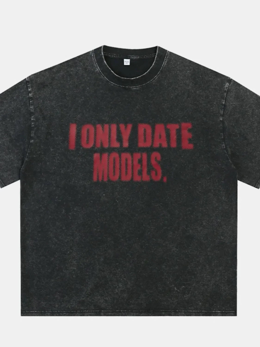 Men's Letter Round Neck Half Sleeve T-Shirt - tif-shop24.de