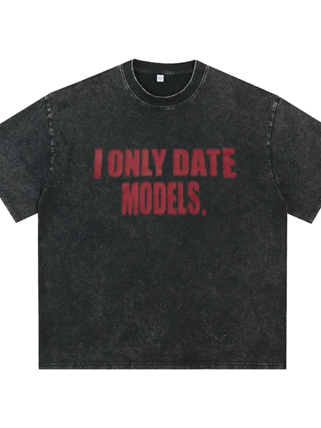 Men's Letter Round Neck Half Sleeve T-Shirt - tif-shop24.de