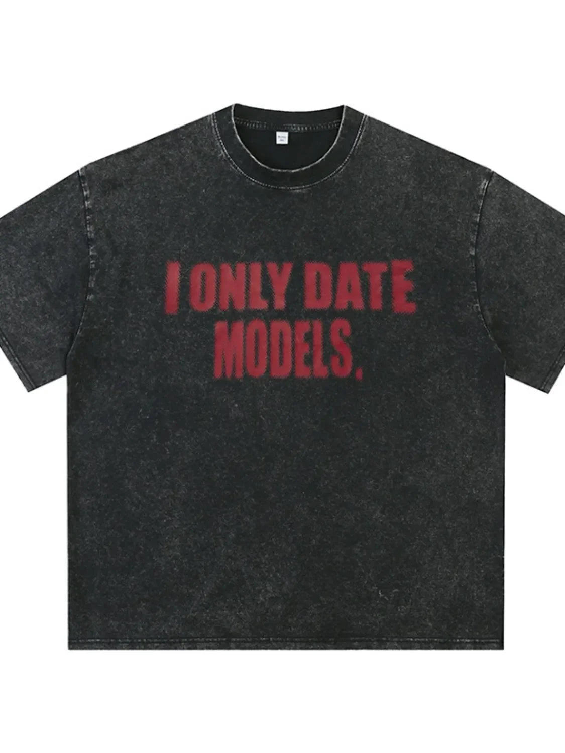 Men's Letter Round Neck Half Sleeve T-Shirt - tif-shop24.de