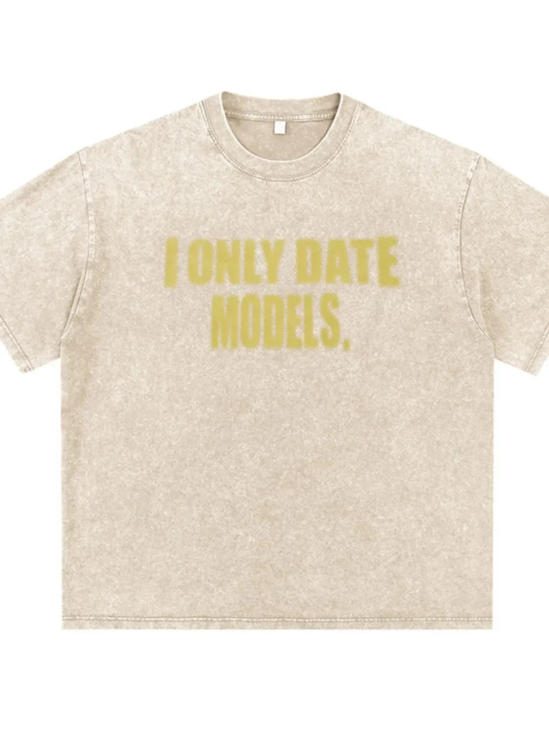 Men's Letter Round Neck Half Sleeve T-Shirt - tif-shop24.de