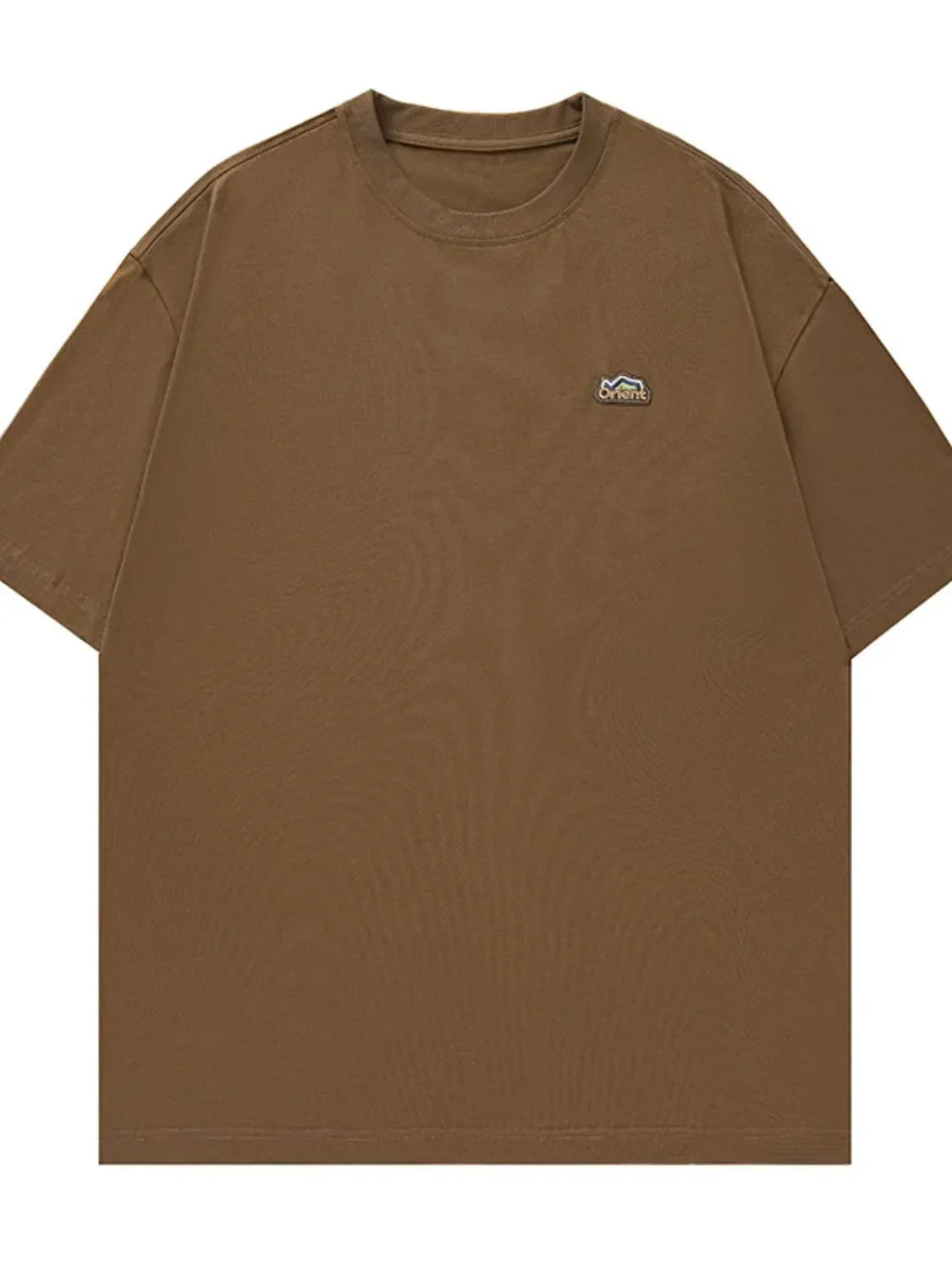 Men's Plus Size Embroidered Round Neck Half Sleeve T-Shirt - tif-shop24.de