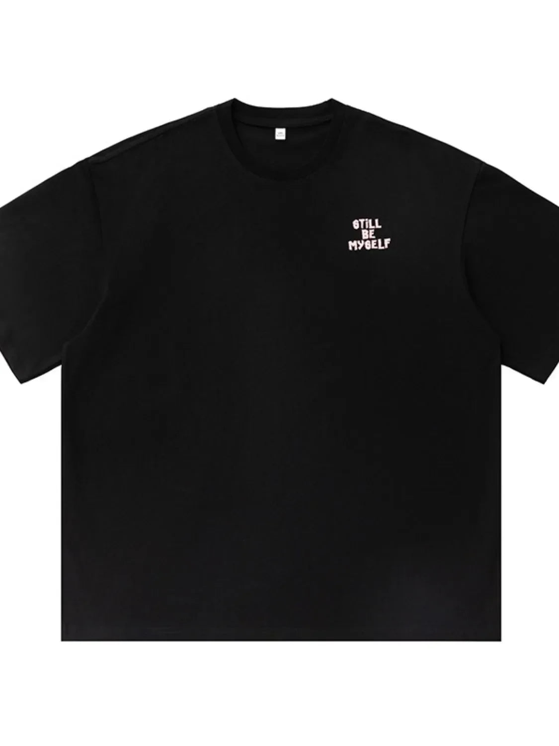 Men's Plus Size Letter Round Neck Half Sleeve T-Shirt - tif-shop24.de