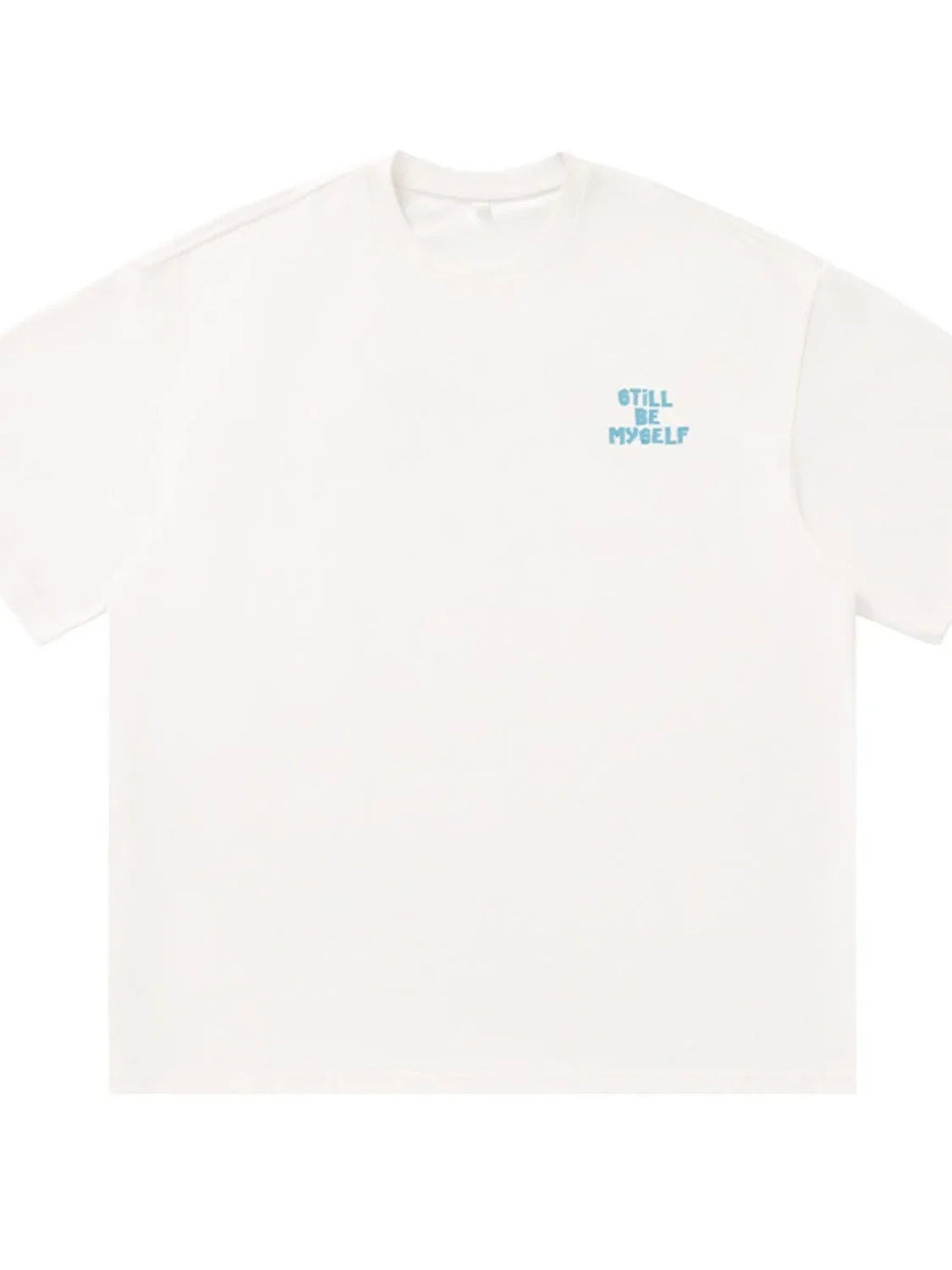 Men's Plus Size Letter Round Neck Half Sleeve T-Shirt - tif-shop24.de