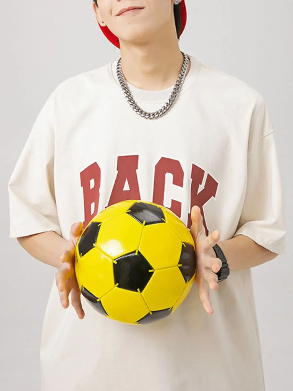 Men's Plus Size Letter Round Neck Half Sleeve T-Shirt - tif-shop24.de