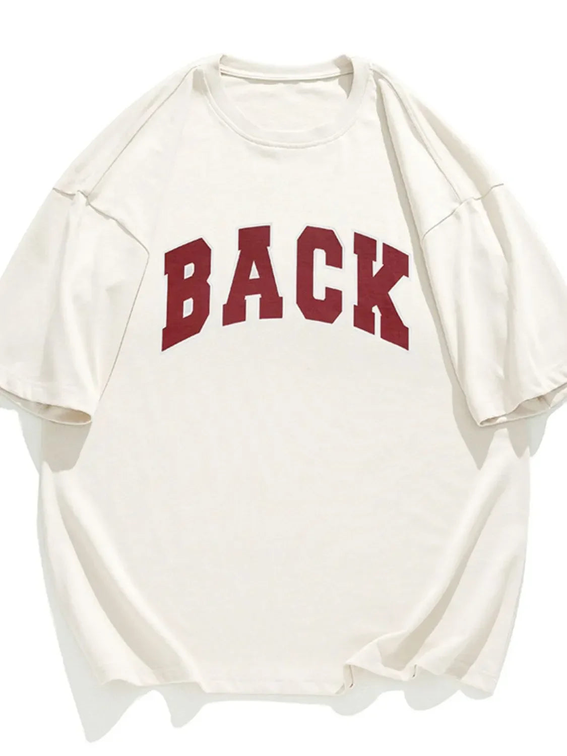 Men's Plus Size Letter Round Neck Half Sleeve T-Shirt - tif-shop24.de