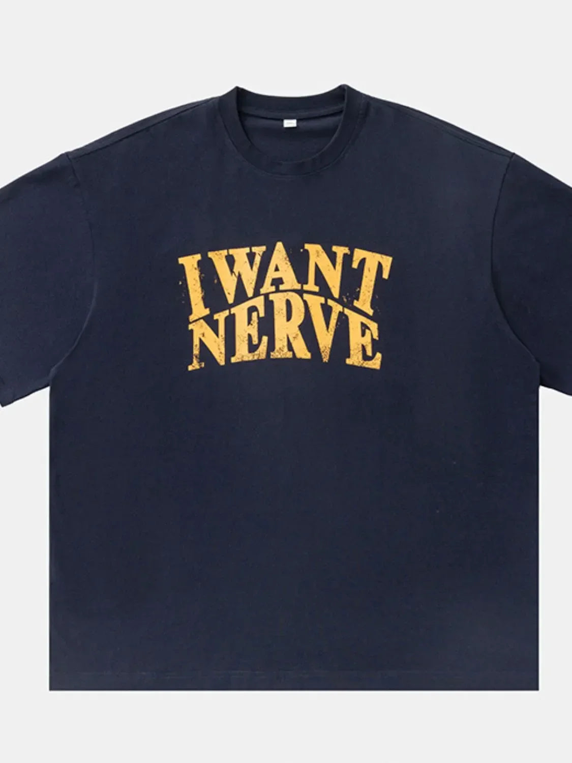 Men's Plus Size Round Neck Letter Graphic T-Shirt - tif-shop24.de