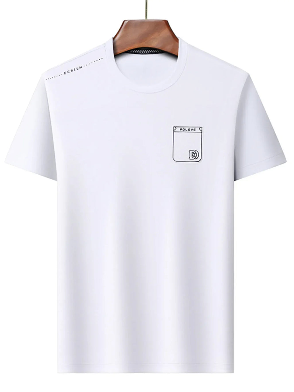 Men's Plus Size Round Neck Short Sleeve T-Shirt - tif-shop24.de