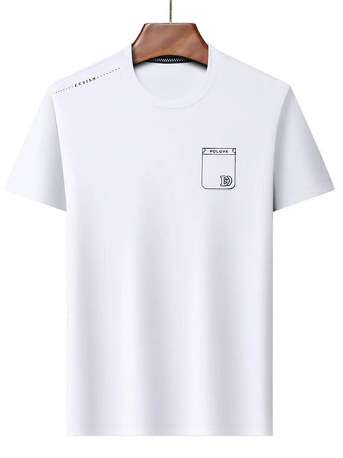 Men's Plus Size Round Neck Short Sleeve T-Shirt - tif-shop24.de