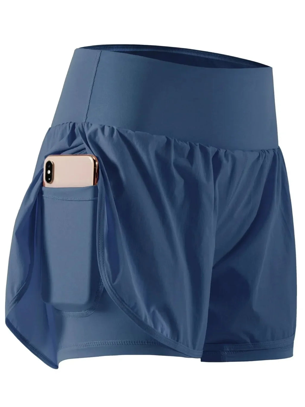 Pocketed High Waist Active Shorts - tif-shop24.de