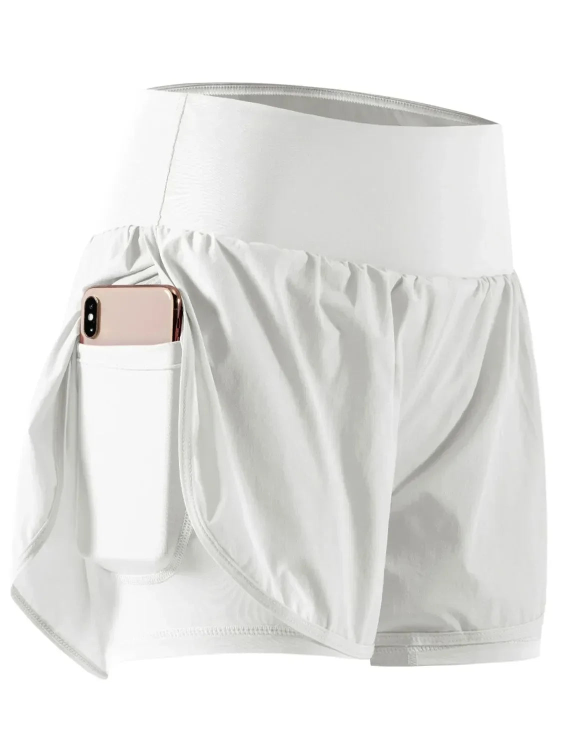 Pocketed High Waist Active Shorts - tif-shop24.de