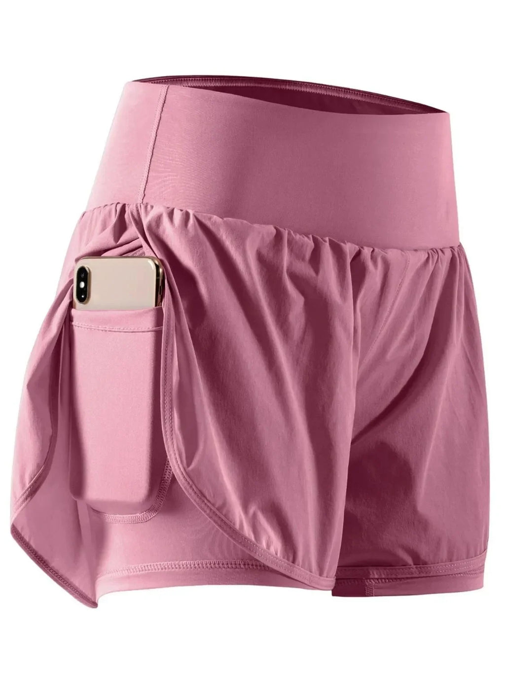 Pocketed High Waist Active Shorts - tif-shop24.de
