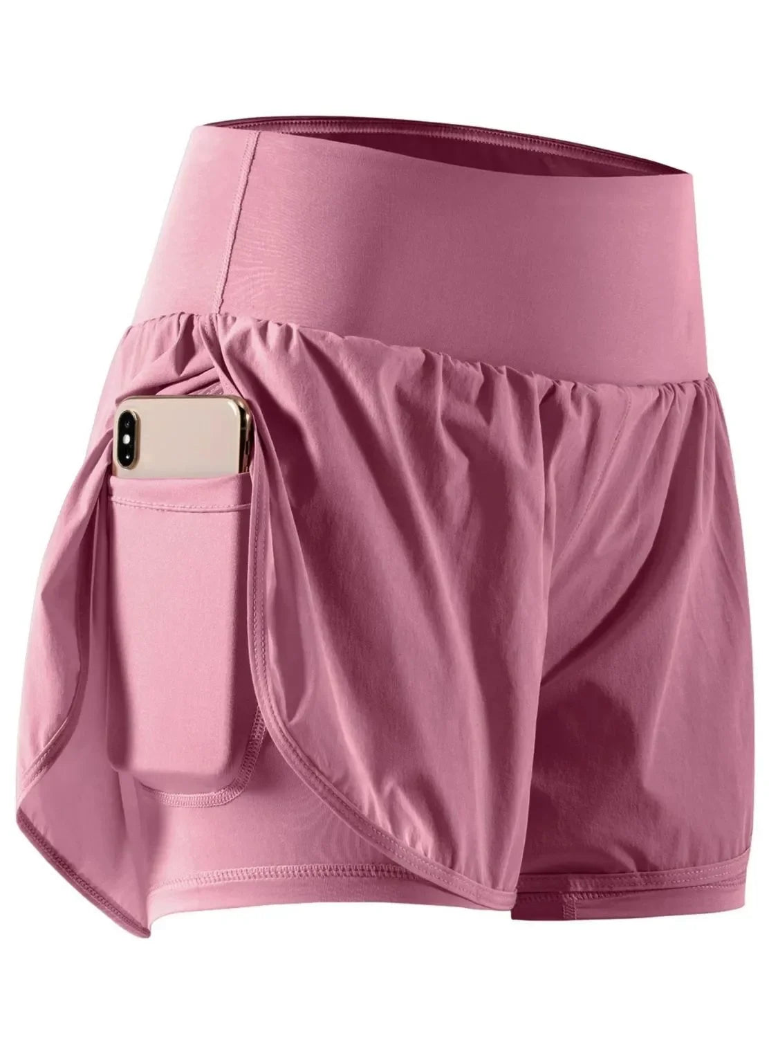 Pocketed High Waist Active Shorts - tif-shop24.de