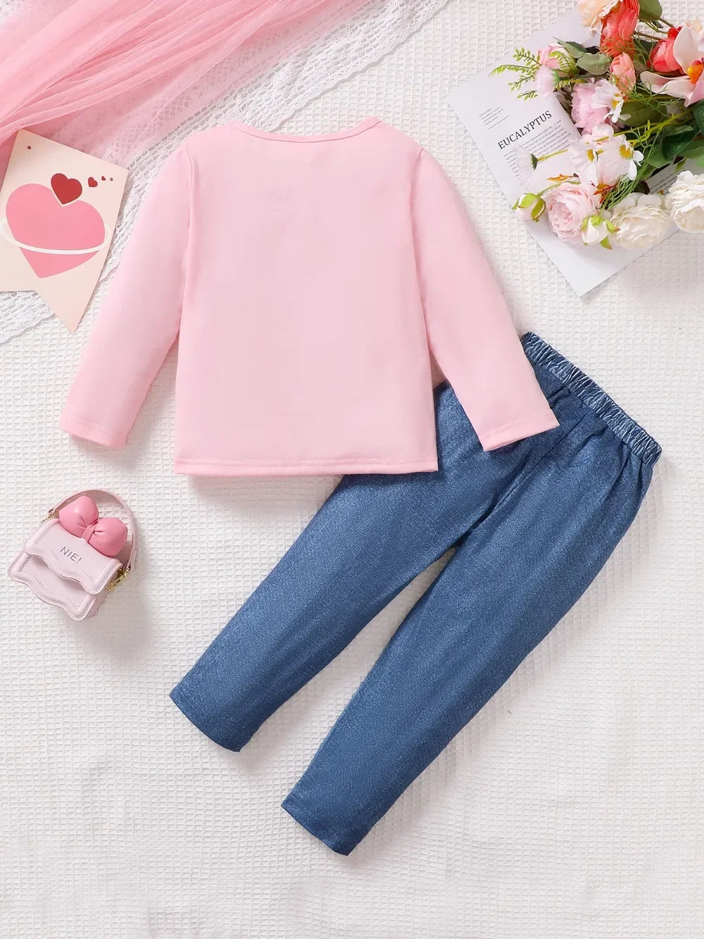 Children's Cartoon Graphic Top and Pants Set - tif-shop24.de