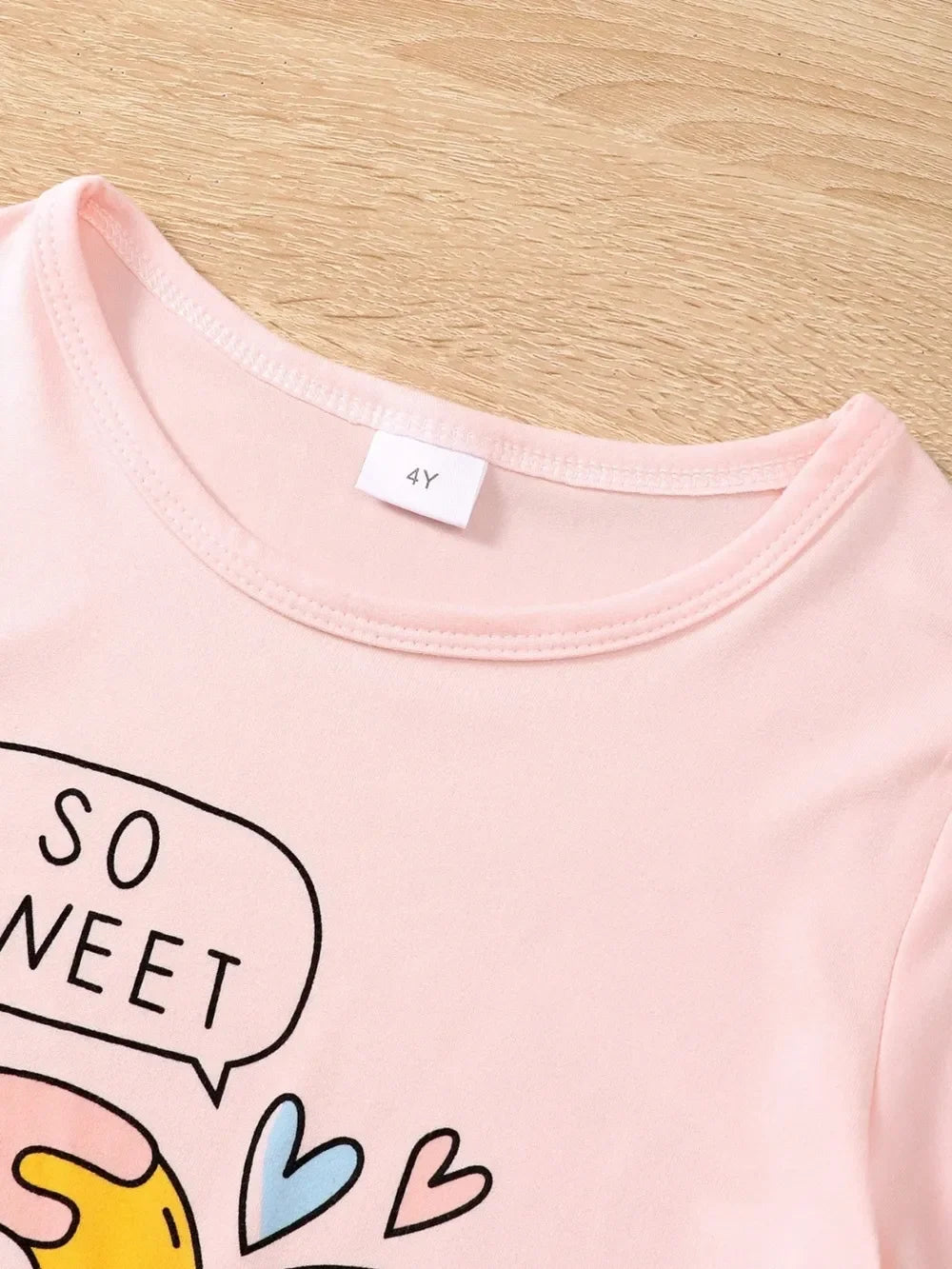 Children's Donut Round Neck Top and Pants Set - tif-shop24.de