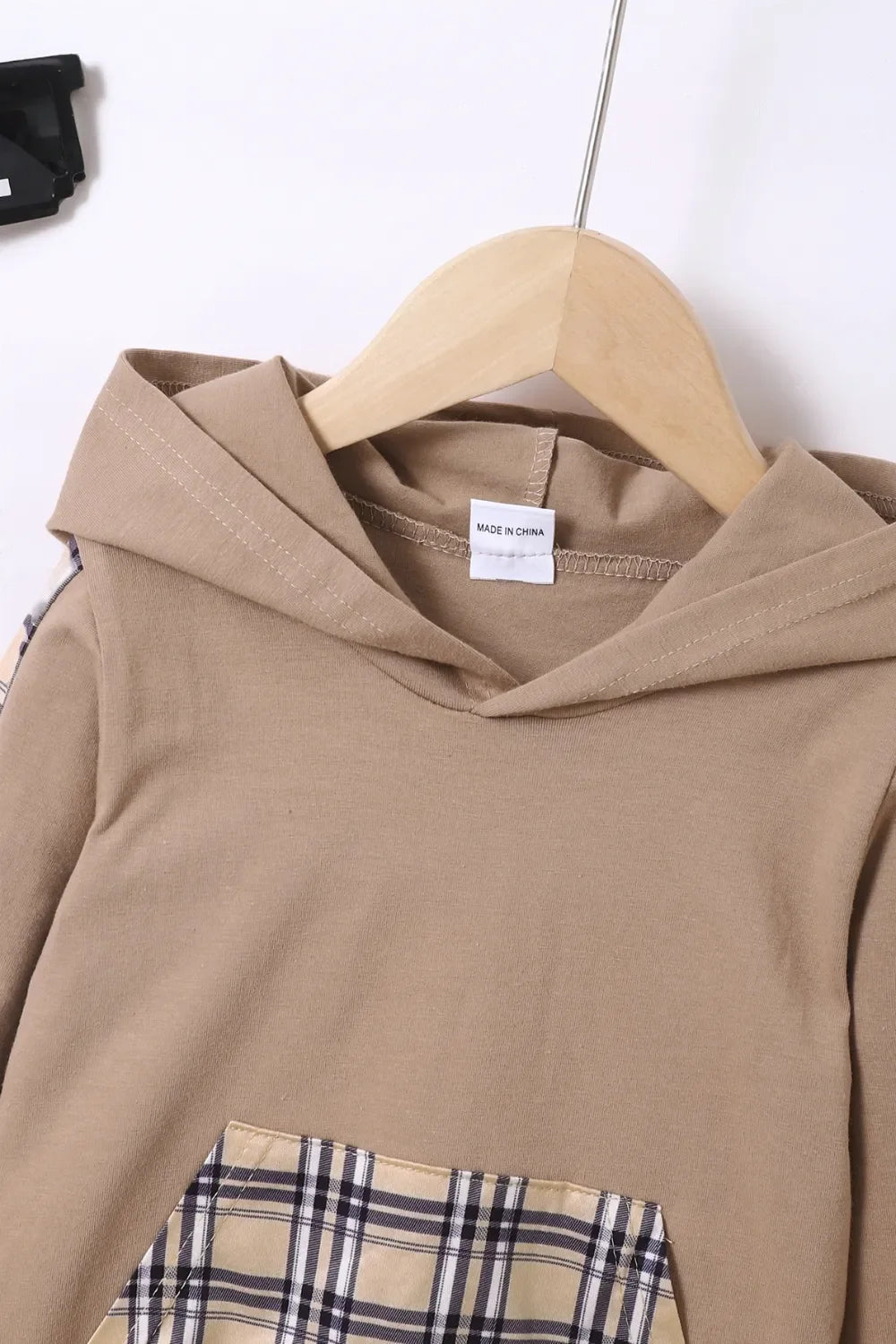 Children's Plaid Hoodie and pants Set - tif-shop24.de