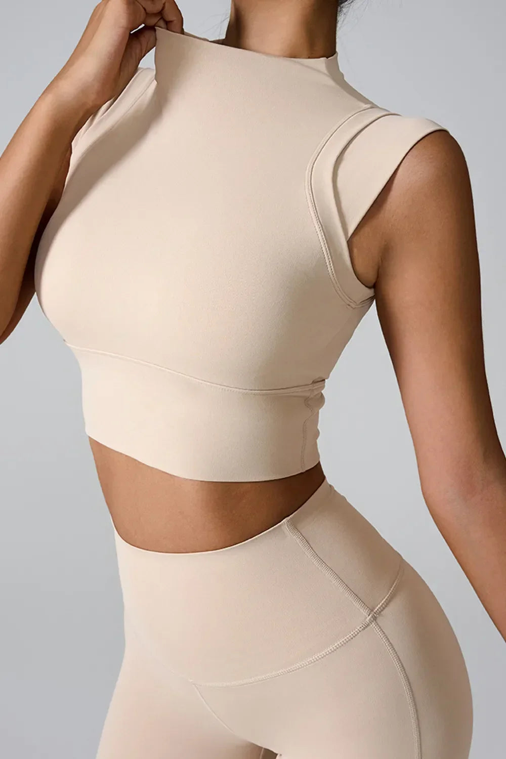 Mock Neck Active Tank - tif-shop24.de