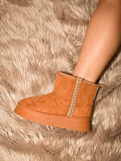 WILD DIVA Round Toe Platform Boots - tif-shop24.de