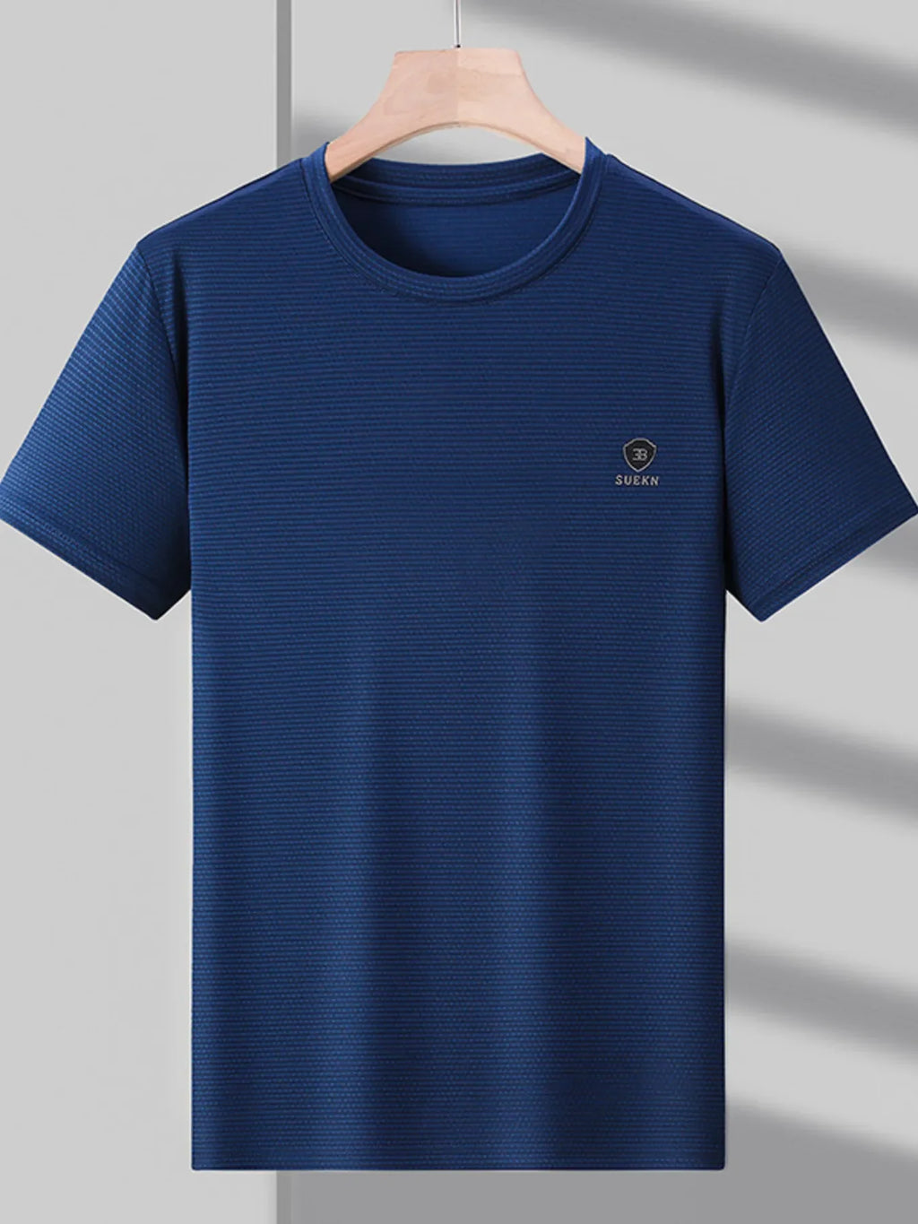 Men's Plus Size Classic Textured Basic Short Sleeve T-Shirt - tif-shop24.de