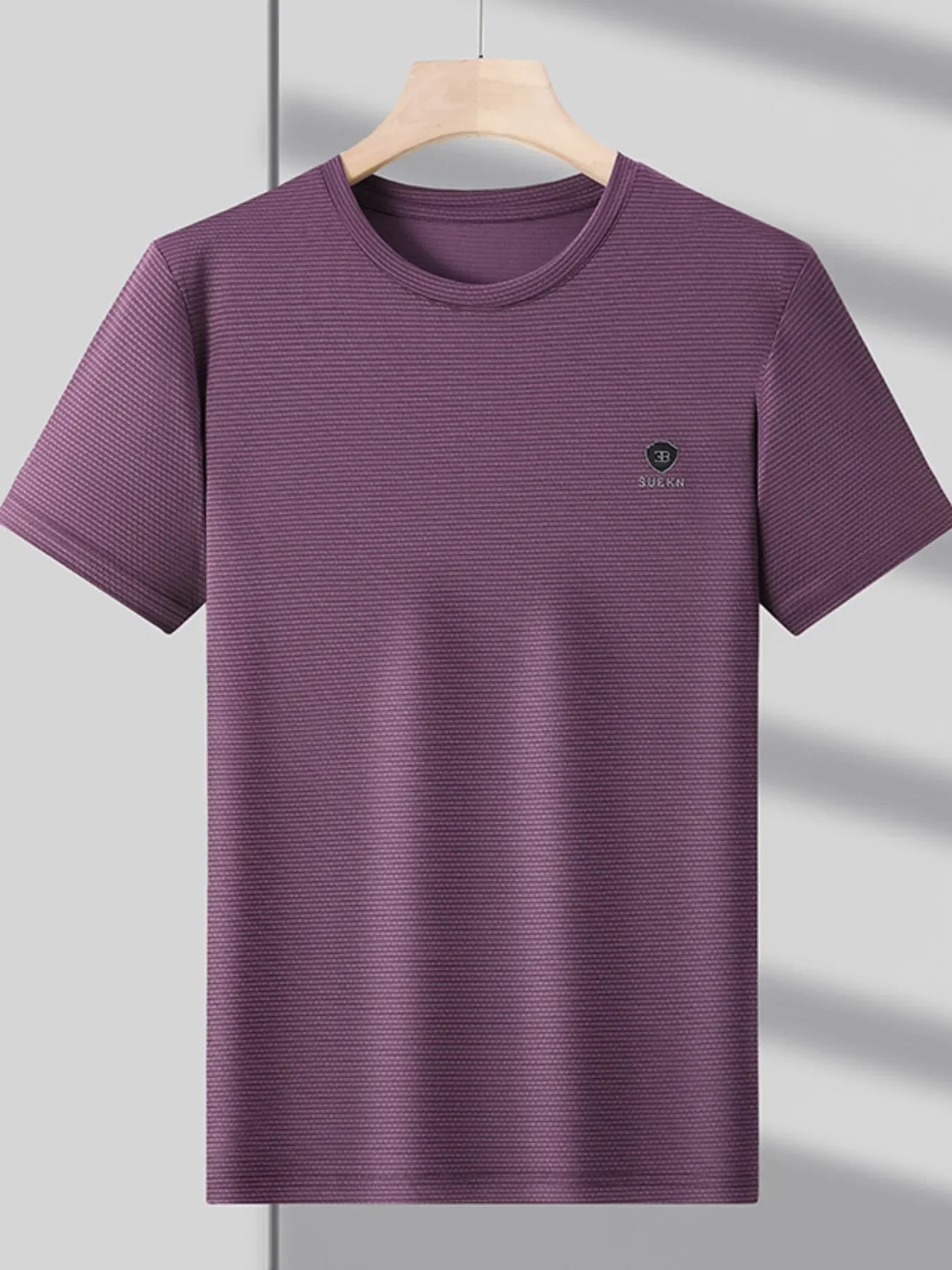 Men's Plus Size Classic Textured Basic Short Sleeve T-Shirt - tif-shop24.de