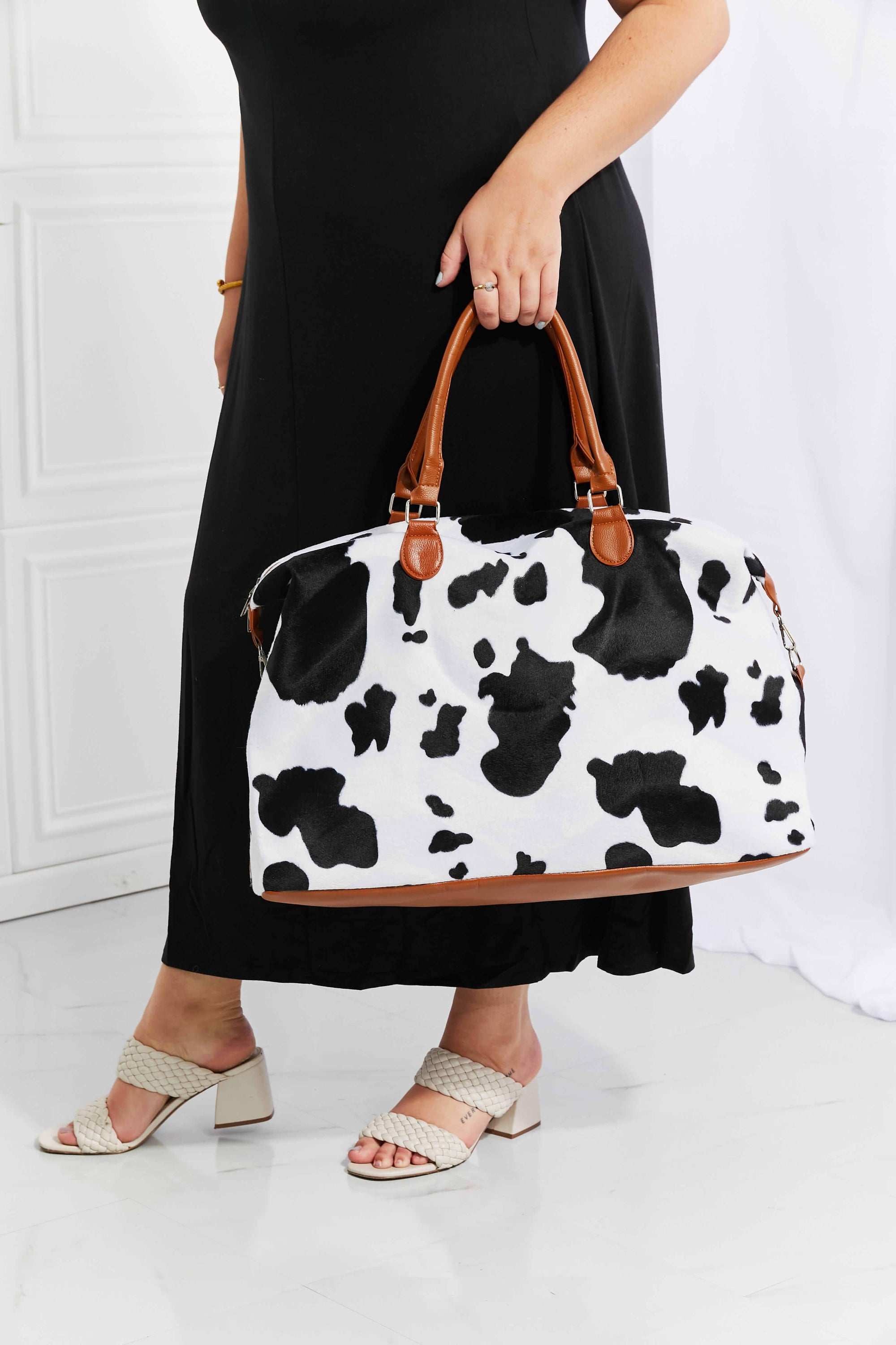 Animal Print Plush Weekender Bag - tif-shop24.de