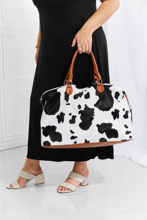 Animal Print Plush Weekender Bag - tif-shop24.de