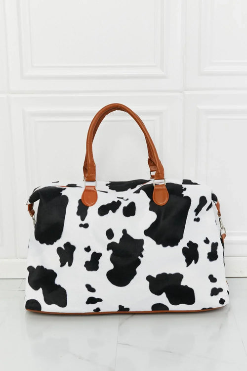 Animal Print Plush Weekender Bag - tif-shop24.de