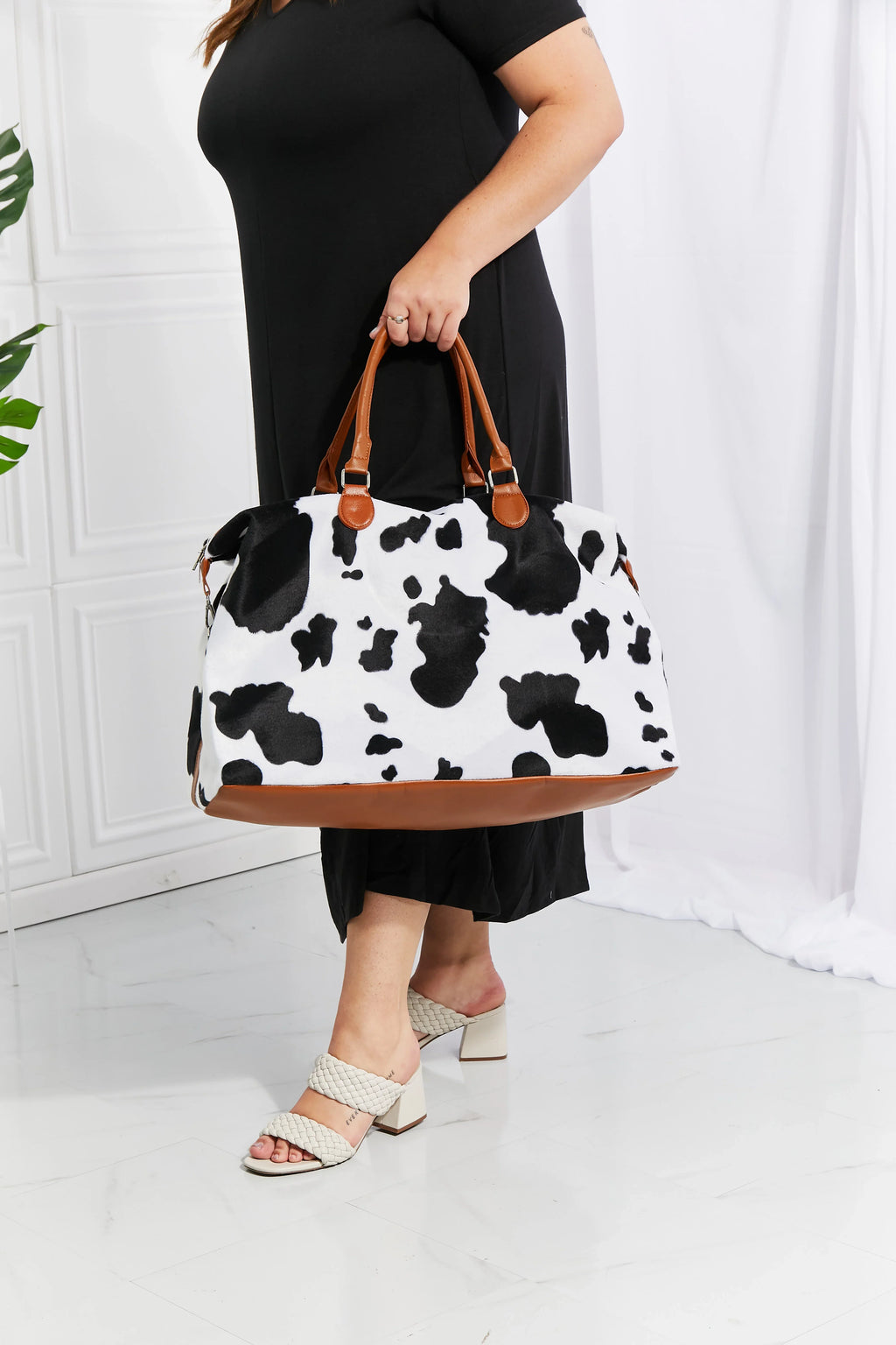 Animal Print Plush Weekender Bag - tif-shop24.de