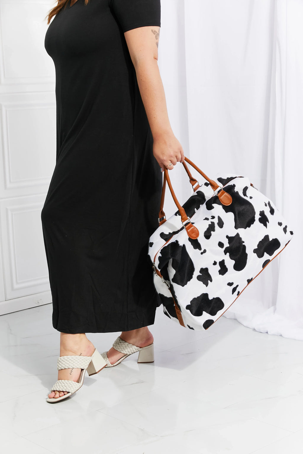 Animal Print Plush Weekender Bag - tif-shop24.de