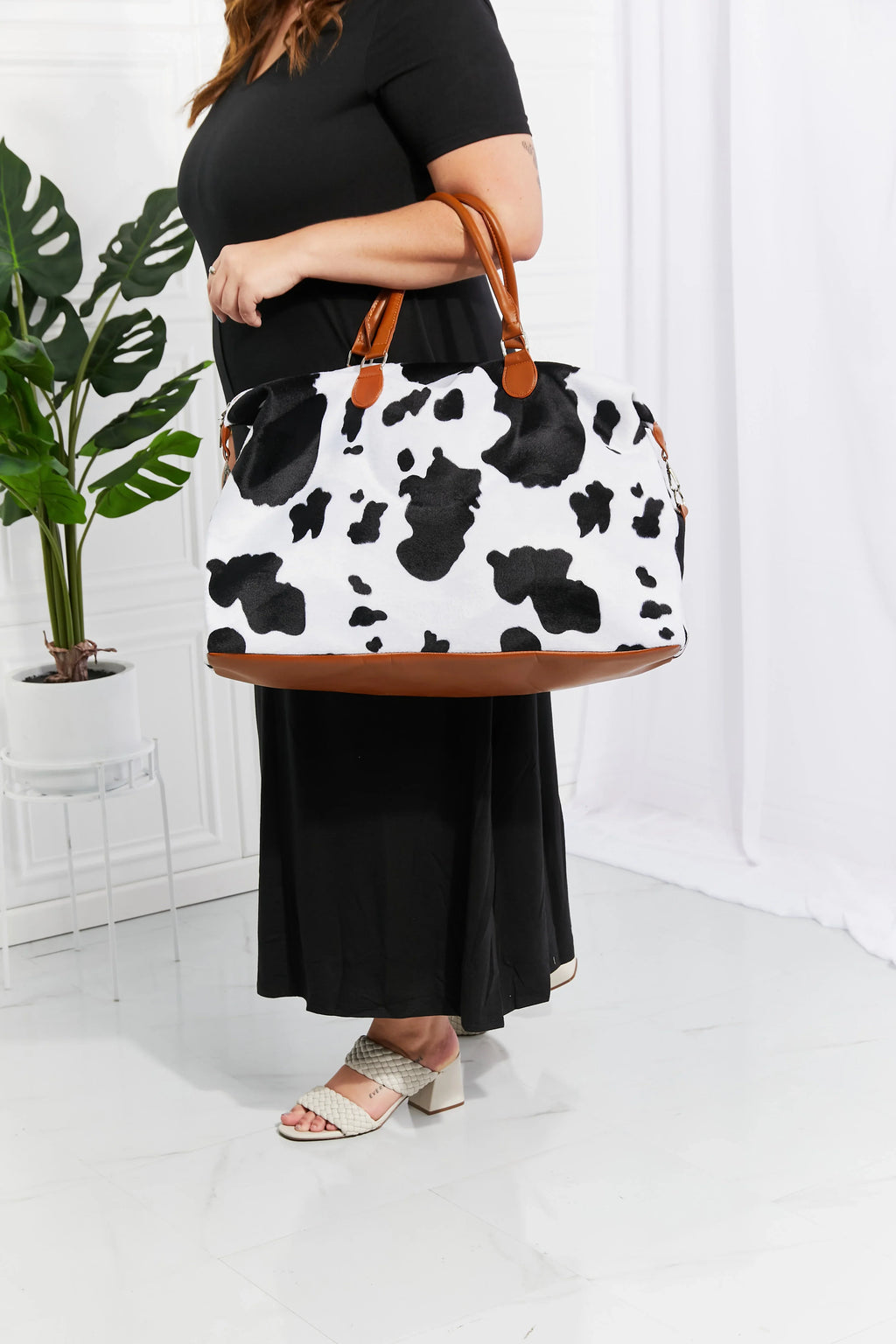 Animal Print Plush Weekender Bag - tif-shop24.de