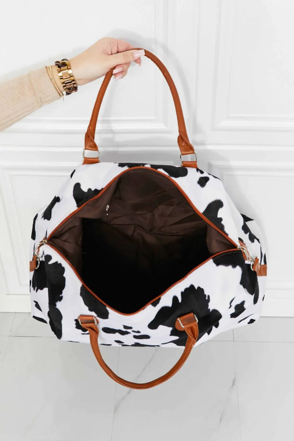 Animal Print Plush Weekender Bag - tif-shop24.de