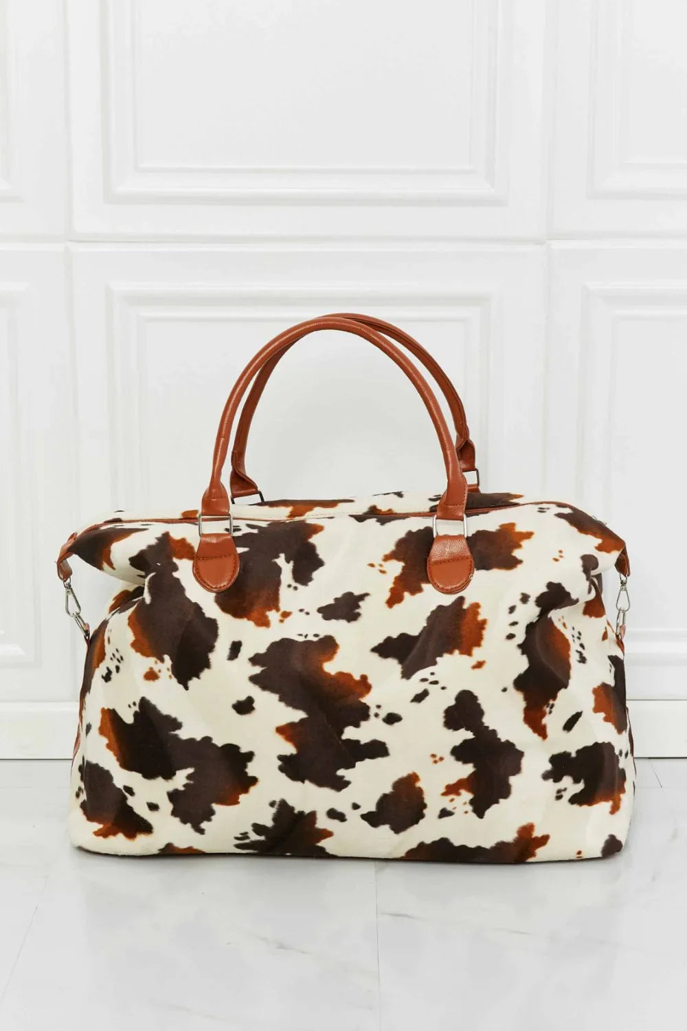 Animal Print Plush Weekender Bag - tif-shop24.de