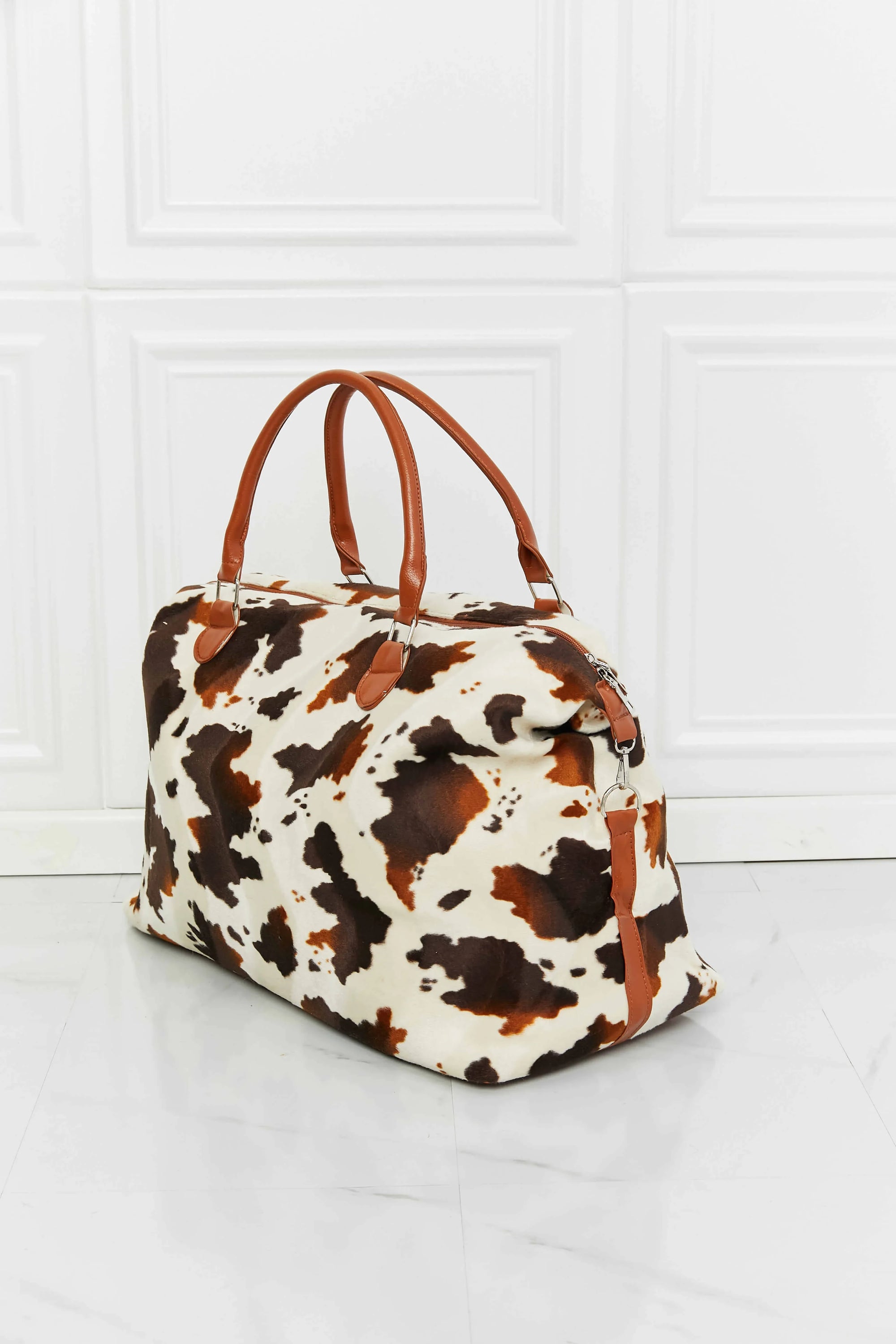 Animal Print Plush Weekender Bag - tif-shop24.de